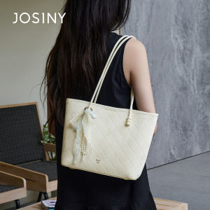 Josiny | High-end Luxurious Pressed Diamond Pattern Large-capacity Tote Bag