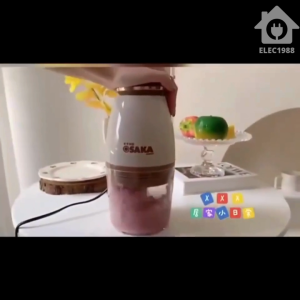 ELEC⚡พร้อมส่ง💯 เครื่องปั่นอาหารเด็ก เครื่องปั่นกระเทียม เครื่องปั่น การทำงานด้วยปุ่มเดียว เครื่องปั่นพริก 1000ML ทำความสะอาดง่าย เครื่องปั่นอาหารพกพา