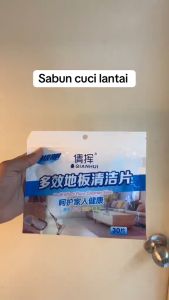 Pembersih Pencuci Lantai Wangi Harum 30/100 Sheets - Powerful Cleaner with Fresh Fragrance Anti-Bacterial Protection Floor Cleaning Sheet