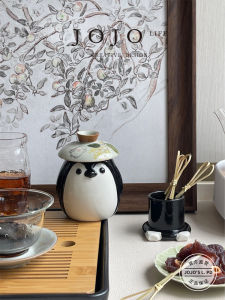 High-End Ceramic Toothpick Holder JOJOS L PD for Home Use Dental Floss Container Elegant Tableware Essential Dining Utensils