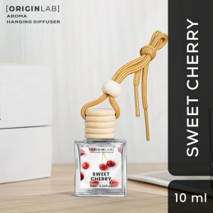 OriginLab - SWEET CHERRY - Aroma Hanging Diffuser - Car Freshener - Odor Eliminator - Car Perfume Diffuser - Room Scents