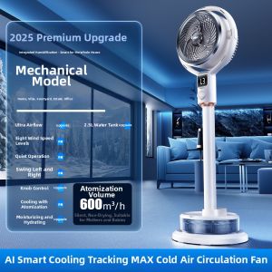 Niye | Cooling Smart Quiet Humidifying Oscillating Tower Fan