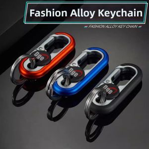 MIVOFIVO | Keychain Car Accessory Anti-loss New Mens Business Style Metallic