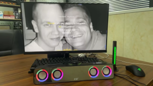 SAST loa máy tính loa Bluetooth có đèn LED đẹp mắt với âm trầm siêu mạnh cực kỳ đẹp hỗ trợ nhiều thiết bị.