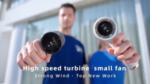 【Firefly】Turbo fan USB Mini Fan  High-speed kipas angin portable Digital Display Adjustable