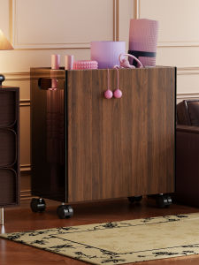 QINQI | Wheeled Large Capacity Home Storage Rack for Yoga Mats and Fitness Equipment