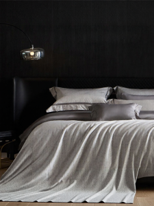 Mercury | High-End Long Staple Cotton Double-Ply Sateen Bedding Set 100 Thread Count