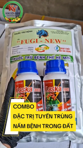 Combo phục hồi thối rễ trừ tuyến trùng rễ trị vết thương do tuyến trùng gây ra kích rễ phát triển trừ nấm bệnh gây hại vùng rễ