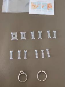 12Pcs Invisible Ring Size Adjusters Anti-Slip Ring Guards Flexible Plastic Sizers for Loose Wedding Rings Jewelry Accessories