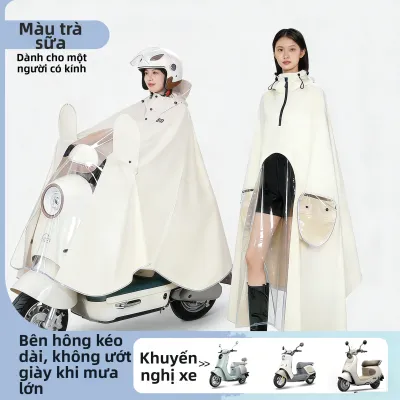 deli | Áo Mưa Chống Nước Siêu Cao cho Người Lớn Kích Thước Lớn và Dày