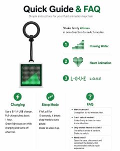KEBIDUMEI Shake to Glow LED Fluid Simulation Keychain - 3PCS Portable Luminous Charm for Bags Desktop Decoration & Atmosphere Lighting
