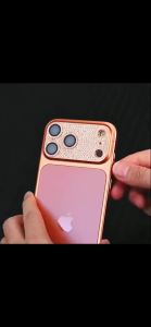 For 18 Pro Glitter Diamond Camera Lens Protector Cover For iPhone 17 Pro Max 16 Plus 15 14 13 Pro Phone Protection Accessories