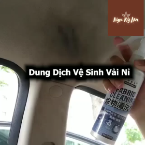Chai Xịt Vệ Sinh Vải Nỉ Trần Xe Ghế Ngồi Xe Hơi Ô Tô Shuaxinbao Fabric Cleaning (256ml)