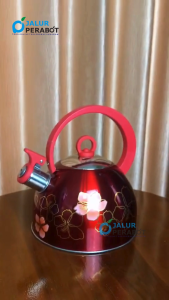 Teko peluit supra 2L Stainless steel / Teko Floral colora SUPRA