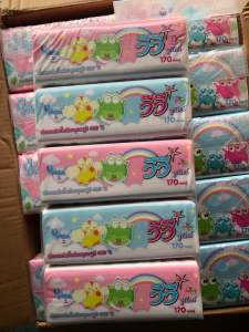ทิชูชู่วีวี่ vivy 170แผ่น จำนวน1แพ็ค 5ห่อ ทิชชู่เช็คหน้า