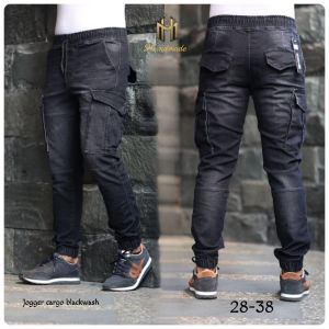 Jogger Cargo Jeans Panjang Jumbo