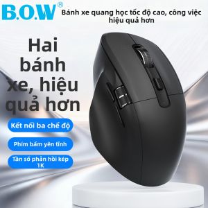 B.O.W | Bluetooth Wireless Tri-Mode Ergonomic Quiet Mouse