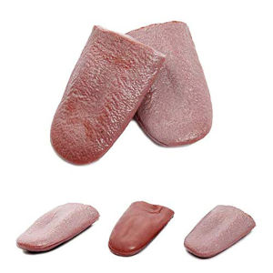 1 ชิ้นตลกปลอมผ่านลิ้น Prank เจาะที่น่าสนใจซิลิโคน Prop ฮาโลวีนของเล่นวันเกิด Party สยองขวัญ Magic Tricks Jokes