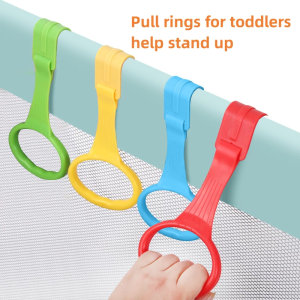 Playpen Pendants Pull Ring Help Baby Stand Hanging Ring General Bed Rings Baby Crib Toys