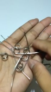 SPAREPART/PART REEL PANCING BAIL ARM MODEL SIKU/BAILARM SPRING/ PER BAILARM MODEL SIKU KHUSUS UNTUK REEL VIKING 3000 - 7000