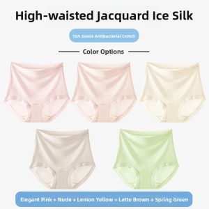 Miiow | Pregnant Women Cotton Underwear High Waist Ice Silk Shorts Early To Late Pregnancy Special Use Postpartum Underpants