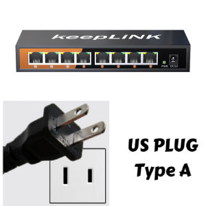 KeepLiNK 8-Port Gigabit Ethernet Switch Unmanaged Plug and Play