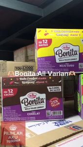 Roma BONITA Bolu Lembut rasa KEJU SUSU - ( HARGA 1 BOX isi 12 pcs )
