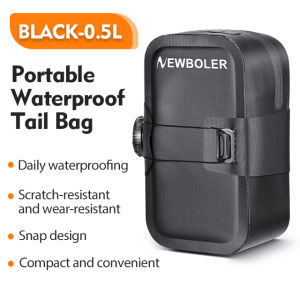 NEWBOLER Túi Yên Xe Đạp Mini 1L Nhẹ Di Động Đa Năng Xe Đạp Đuôi Túi Chống Mưa Đi Xe Đạp Phụ Kiện