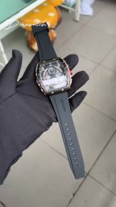 Đồng hồ nam ANBSHOP Quartz Curren 8442 dây silicone  size 47mm