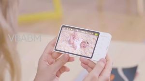 5.0 Baby Monitor with Pan Tilt Camera 4X Zoom 2-way Audio No WiFi Night Vision VOX Temperature 8 Lullaby Babysitter Video Cam