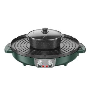 MENGCHUANG | Multi-functional Smokeless Korean-style Home Electric Grill & Hot Pot