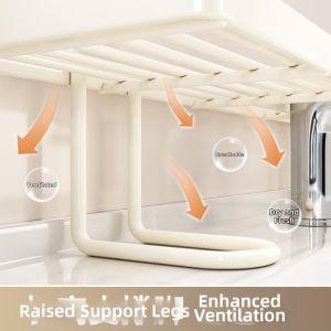 Jujiajia | No-drilling Bathroom Storage Shelf
