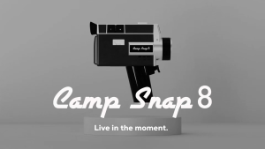 Camp Snap CS-8 Film Style Digital Video Camera Point & Shoot with 8X Optical Zoom 5 Vintage Filters Analog Meters for Battery + Memory Supports Up to 4GB - 128GB SD Card In-Built Speaker Audio Capture for Classic Filmmaking Videography | JG Superstore