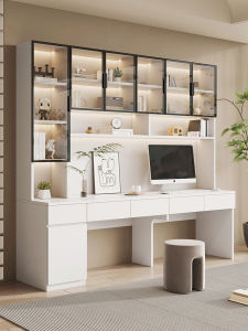 PAMEDI | Economic Dual-use Computer Desk with Bookshelf 1pc