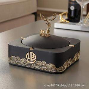 Modern Chinese Style Decorative Ashtray Home Living Room Creative Accessory High Quality