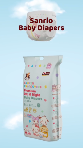 [Bundle of 4] Iconic Babycare x Sanrio Premium Day & Night Baby Pants M168/ L144/ XL120/ XXL104