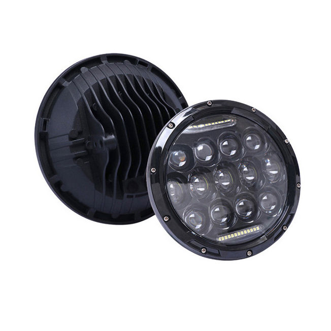 REYGEAK cafe racer accessories all parts set 7 Inch 75W Led Beam ...