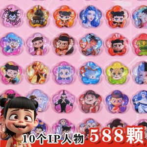 Nāzha Ao Bing Gem Sticker 3D Dễ Thương Pha Lê Trang Trí Dán Cho Trẻ Em Đồ Chơi Giáo Dục Sớm Cho Trẻ Từ 3-12 Tuổi