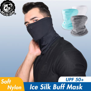 Musion Face Shield Ice Silk Anti Dust UV Cool Feeling Quick-Drying Buff Bandana Headband Scarf Riding Outside Sports