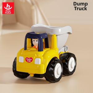Huile Toys | Construction Vehicle Road Roller Drill Toy Inertia Slider