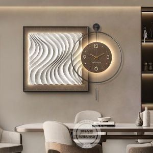 RUIBAHAO | Zen Style Creative Wall Clock & Decorative Art