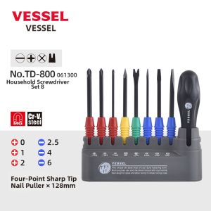 Vessel | Multipurpose Household Screwdriver Set Magnetic Crosshead