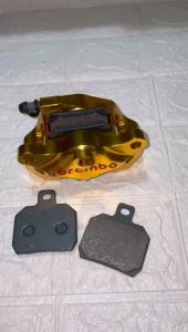 KALIPER DUA PISTON CALIPER 2 PISTON + KAMPAS REM UNIVERSAL MOTOR HONDA DAN YAMAHA