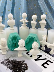 Silicone Chocolate Mousse Candle Model 3D Drop Gelatinous Wax Figure Dough Baking Mold European Style Retro Popular for Everyone