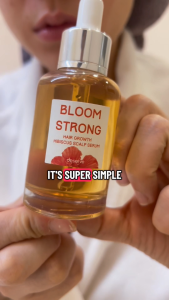 deserve BLOOM STRONG Anti Hairloss Serum Hibiscus Hair Growth Scalp Serum (50ml)