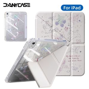 DANYCASE | For 2025 iPad Case Air 11 Case For iPad 10th Generation 11th A16 Pro11 Air 4 5 10.9in Air 11 M2 M3 M4 Magnetic Holder Case