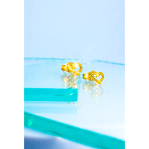 MJ Jewellery Gold Love Earrings S173 375 Gold & 916 Gold