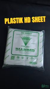 Plastik HD sheet 20x20 Alas Plastik Lembaran Makanan Nasi Box Mie Tatakan 500 gram Diamond