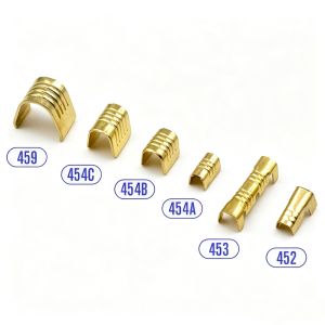 100Pcs/lot 453 U Shape Copper Ring Terminals Non-Insulated Cable Wire Spade Electric Butt Docking Connector 454A/B/C 453 452 459