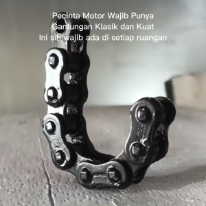 Cantolan Single Gantungan Rantai Motor Kait Antik Baja Besi Cantolan Baju Jas Serbaguna